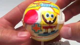 Spongebob Chupa Chups  Surprise Lollipops SpongeBob Surprise [upl. by Eyllib]