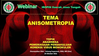 WEBINAR ANISOMETROPIA [upl. by Zenia]