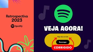 COMO VER A RETROSPECTIVA SPOTIFY JÁ DISPONÍVEL 2023 [upl. by Ahseinod]