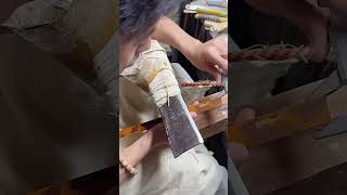 knife for slicing bamboo bamboo tooltips satisfying factory shorts machine tools short [upl. by Spring841]