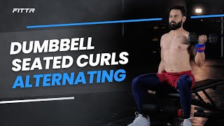 Dumbbell Seated Curls Alternating  How To  Proper Form amp Technique [upl. by Iphlgenia]