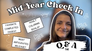 MidYear Coloring Check In 2024  adultcoloring midyearcoloringcheckin [upl. by Arob293]