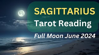 FULL MOON JUNE SAGITTARIUS ♐️Tarot Reading PULLED 2 WAYS [upl. by Lowenstern]