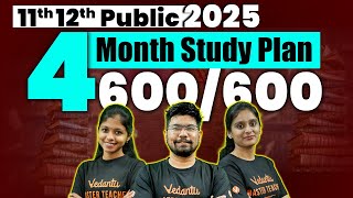 11th 12th Public 2025  4 Month Study Plan 💯 TN State Board [upl. by Larrej]