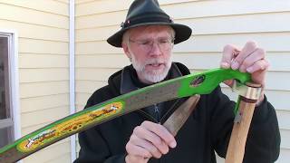 Honing a Scythe Blade for Beginners Part 1 [upl. by Terr]