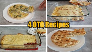 4 OTG Recipes  OTG Easy Recipes for kids  Easy and Different Snack Recipes for kids  Anis Castle [upl. by Pickett]