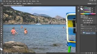 Photoshop Tutorial CS6 New Content Aware Move Tool HD [upl. by Laniger190]