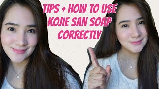 TIPS  HOW TO USE KOJIE SAN SOAP CORRECTLY  KOJIC SOAP  KOJIE SAN SOAP REVIEW [upl. by Beale]