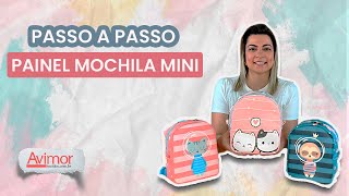 Passo a Passo Mochila Mini no Painél Sintético  Avimor Tecidos [upl. by Dielu818]