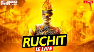 BGMI LIVE STREAM WITH RUCHITGAMING07  FACECAM  RUCHITISLIVE07 [upl. by Enobe463]