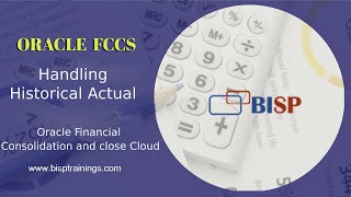 Oracle FCCs Handling Historical Actual  Oracle FCCs Consulting  Oracle Financial Consolidation [upl. by Yalhsa]