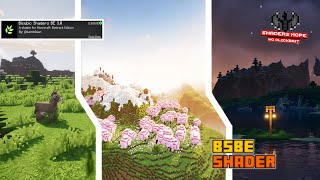 BSBE SHADER MCPE 12130 4GB DIVACE WORKING SHADERS [upl. by Yenitirb]