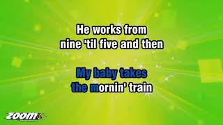 Sheena Easton  Morning Train Nine To Five  Karaoke Version from Zoom Karaoke [upl. by Marylinda]