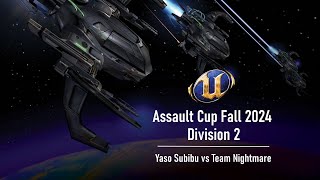 UT2004 Fall 2024 Assault Cup  Div 2  Yaso Subibu vs Team Nightmare [upl. by Meil]