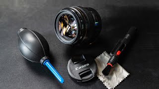 How To Deep Clean The Canon EF 85mm f18 USM Lens [upl. by Byrn]