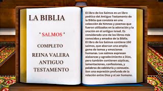 ORIGINAL LA BIBLIA EL LIBRO DE LOS quot SALMOS quot COMPLETO REINA VALERA ANTIGUO TESTAMENTO [upl. by Haek]