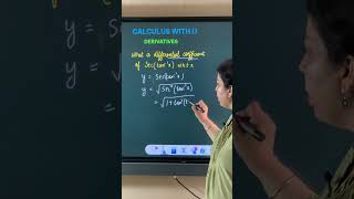 Derivatives  Class 12 Maths  CBSE Boards State Boards shorts integration calculuswithij [upl. by Cassandre]