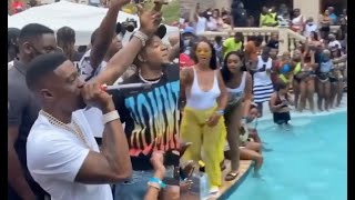 Boosie Throws A Quarantine Pool Party At His ATL Mansion Tons Of Women Everywhere [upl. by Vlad652]