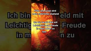 wohlstand fülle thoughts mindset affirmation lawofattration ziele reichtum prosperity [upl. by Bud]