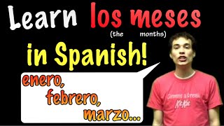 Learn Spanish  The months of the year [upl. by Matteo]