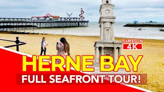 HERNE BAY  Full seafront tour of Herne Bay Kent England  4K Walking Tour and travel guide [upl. by Eido]