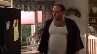 Tony mad at Janice broke his phone  The Sopranos HD [upl. by Grimonia]