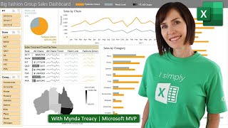 Interactive Excel Dashboards amp ONE CLICK Update [upl. by Auqenwahs806]