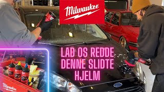 Jeg polere bil med en følger  Tips og tricks gives videre med Milwaukee produkter [upl. by Ayikin23]