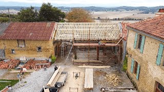 Father amp Son RESTORE 300yearold Barn 80 Day Timelapse [upl. by Etram676]