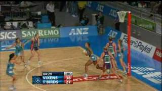 ANZ Netball 2009 Final Vixens vs Thunderbirds Qtr 3 Part 2 [upl. by Adnarram]