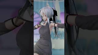 【MMD Shorts】Cute Vocaloid Yowane Haku 弱音 4k『 Bunny Style 』 [upl. by Drwde]