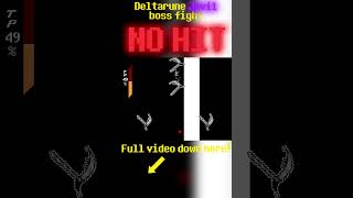 Deltarune Jevil boss fight NO HIT [upl. by Amsirak]