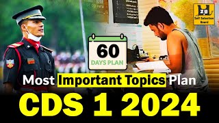 CDS Most Important Topics  CDS 1 2024 Preparation Shubham Varshney SSB [upl. by Aynodal205]