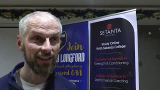 Longford GAA launches underage player athletic development partnership with Setanta College [upl. by Eemia80]