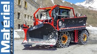 Fastrac et Villeton au déneigement by Matériel Agricole [upl. by Haas]