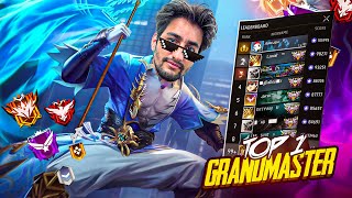 🔴Live Grandmaster Push 👑 Season 41 🔥 Top 1 Coming🗿Serious Grandmaster Pushing😡Garena Free Fire [upl. by Yttiy]