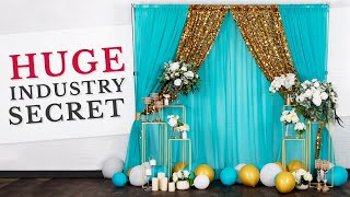 The BEST Full Fabric DIY Backdrop Tutorial [upl. by Gerdi368]