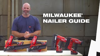 MILWAUKEE® Nailers – Everything you need to know [upl. by Pillyhp]