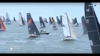 Voile – Direct  Le départ de la Transat Jacques Vabre 2019 depuis Le Havre [upl. by Yuille]