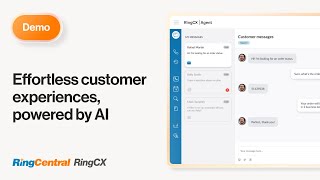 RingCX  Effortless Customer Experiences with AI [upl. by Dymoke398]