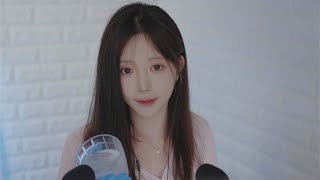 한국어asmr 열대야엔 꽁꽁 얼어붙은 얼음호텔 못참지 [upl. by Esnofla]