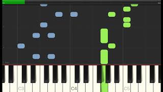 Camptown Races Piano Tutorial  Karaoke [upl. by Erreid]