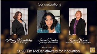 2020 Spotlight Award  Tim McDaniel Award for Innovation [upl. by Notsud600]