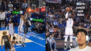 OKC vs Spurs HighlightsReaction [upl. by Silera]