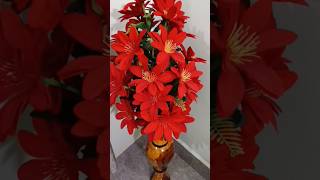 Sofa corner flower vase  wooden vase flower decoration shorts video [upl. by Meridith564]