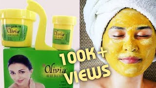 Olivia herb bleach REVIEWBest bleaching cream for skin whiteningBest bleach for sensitive skin [upl. by Xonel]