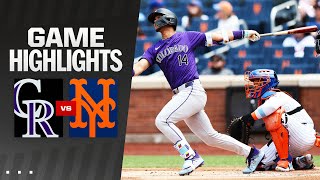 Rockies vs Mets Game Highlights 71424  MLB Highlights [upl. by Ardnauq201]