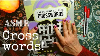 ASMR  Crosswords in February Whispered Puzzling [upl. by Nytsyrk]