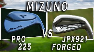 Mizuno Pro 225 vs JPX921 Forged Feel and Looks Review [upl. by Ashlan837]