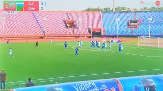 Sierra Leone vs Zambia 02 All Goals and Extended Highlights AFCON Qualifiers Kennedy Musonda Goal [upl. by Aniraad702]